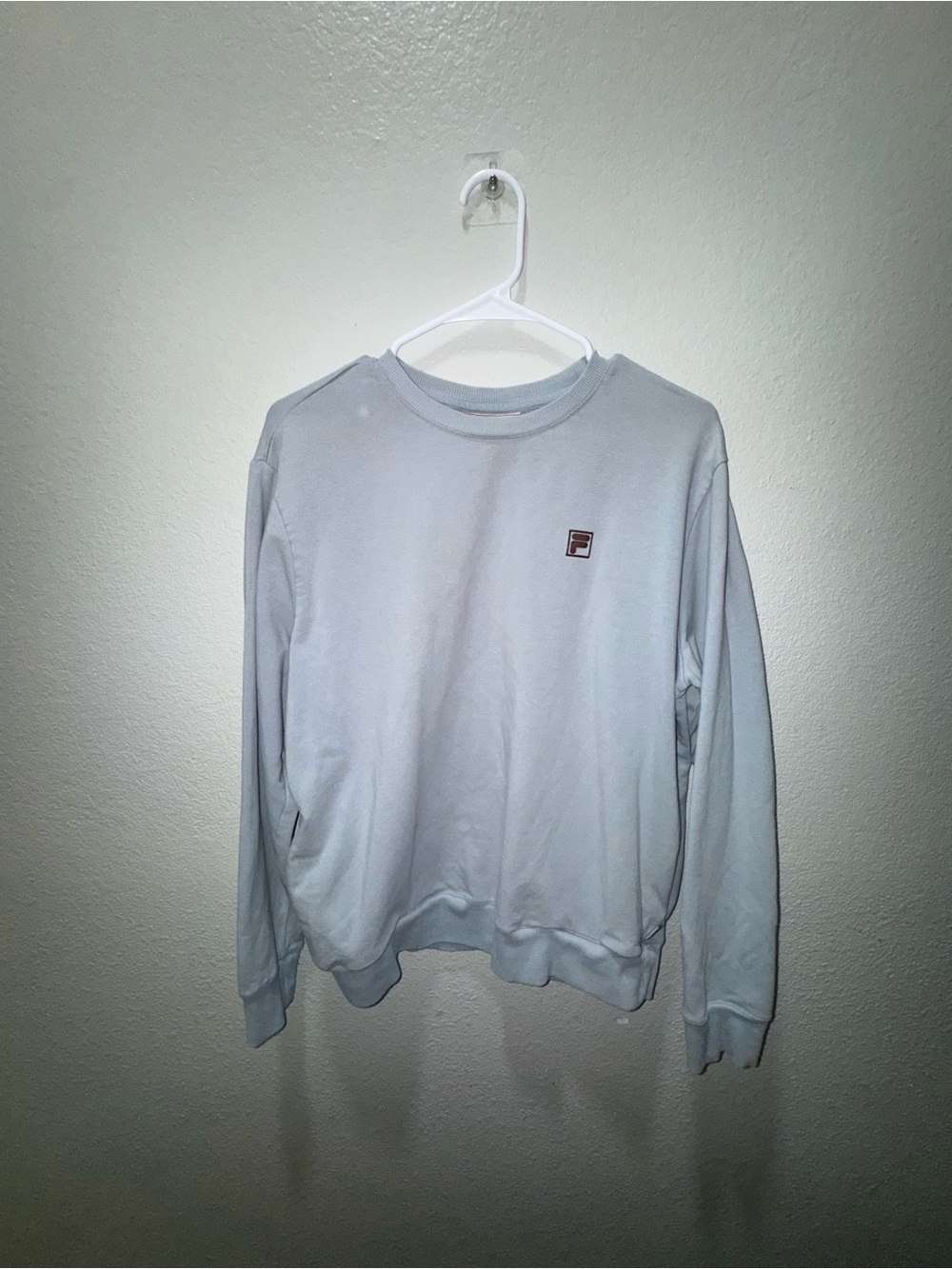 Fila Light Gray Crewneck Sweatshirt